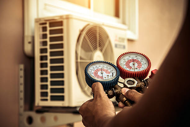 Professional Heat Pump Repair technician working in South Bound Brook, NJ